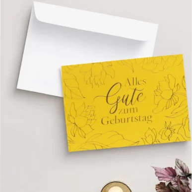 Karte „Alles Gute“