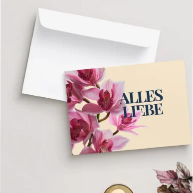 Karte „Alles Liebe"