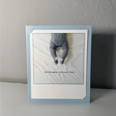 Karte „Hallo Baby“