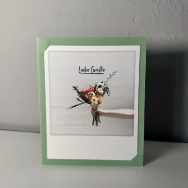 Karte „Liebe Grüße“